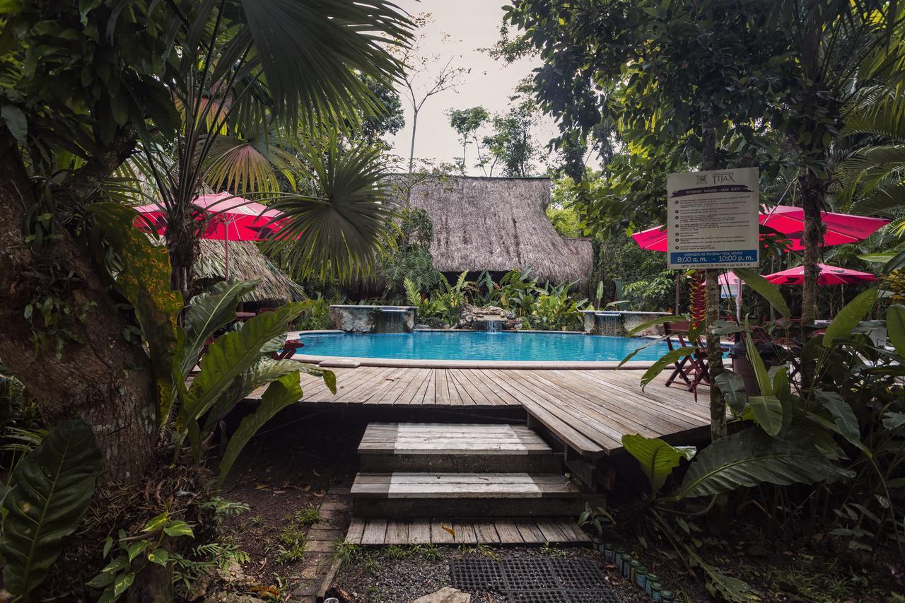 Hotel Hacienda Tijax Jungle Logde リオ・ドゥルセ エクステリア 写真